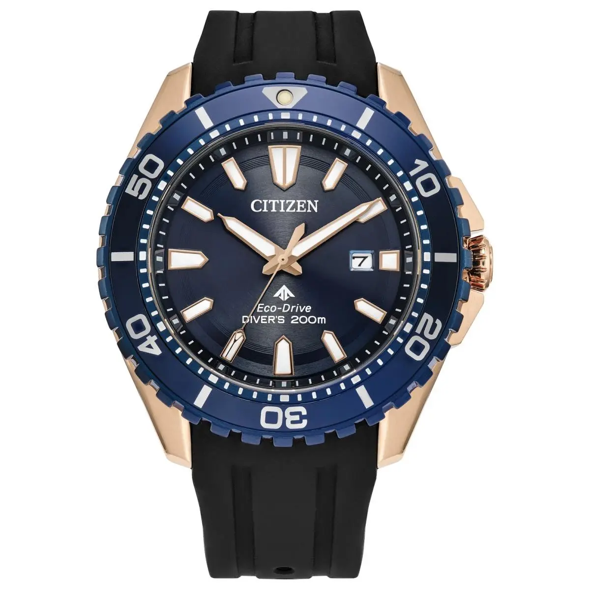 Citizen Eco-drive Promaster Dive Blue Dial Mens Watch BN0196-01L