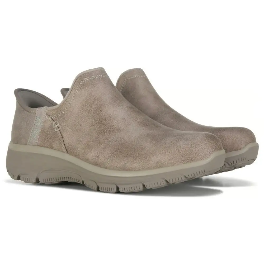 Skechers Slip Ins Easy Going Modern Hour Slip On Shoes Mushroom Women`s 10 M