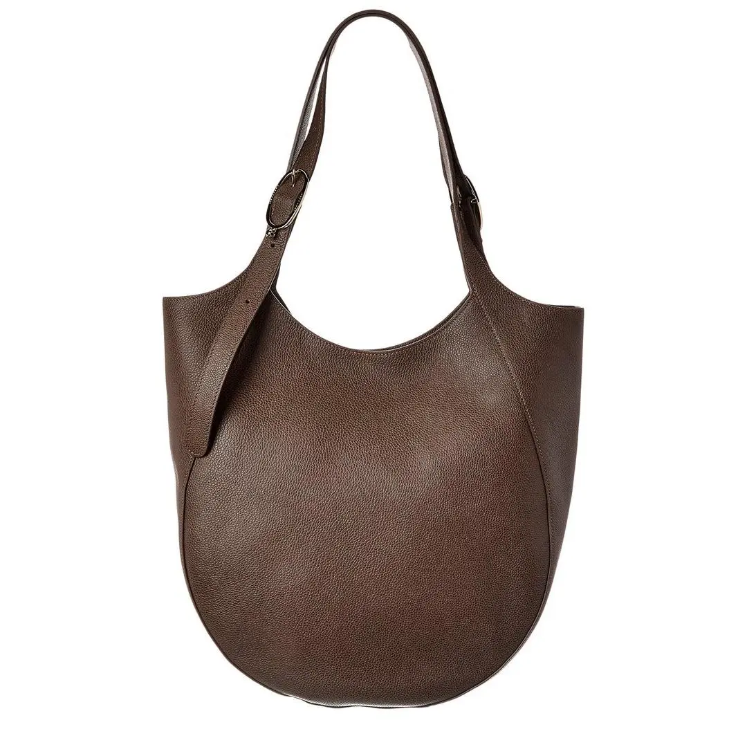 Longchamp Le Foulonné Extra Large Leather Tote Women`s Brown