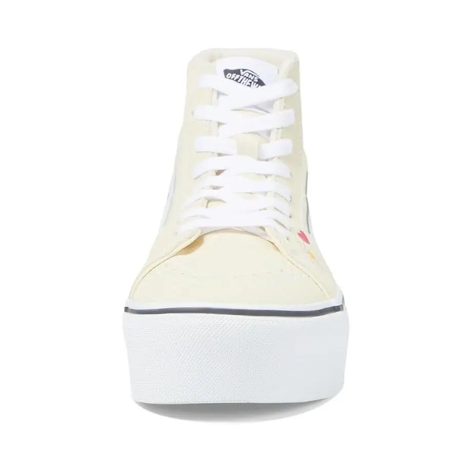 Vans shoes - Vans Sk8-Hi - Embroidery Classic White/True White 0