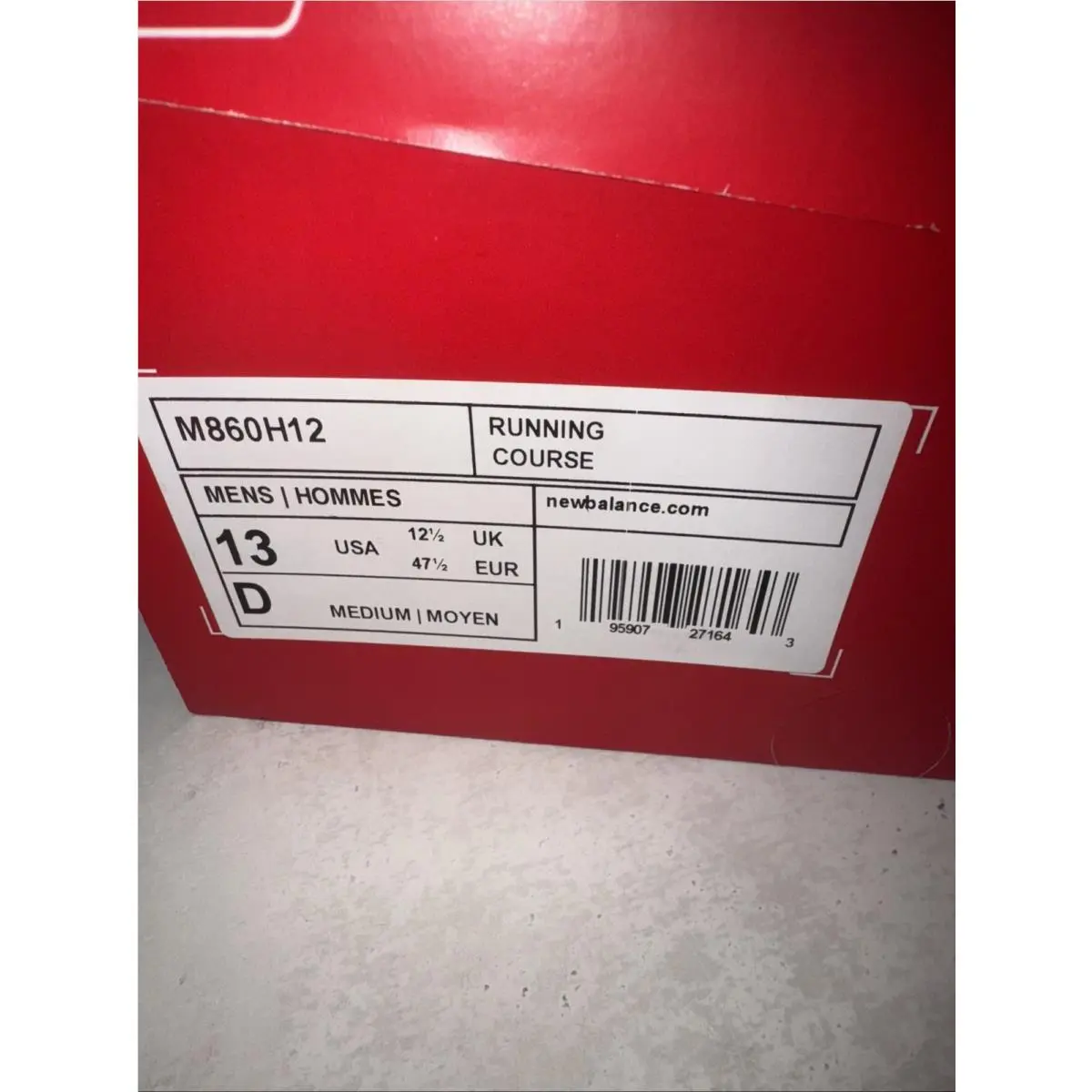 New Balance shoes - 860 V12 - M860H12 - Black 6