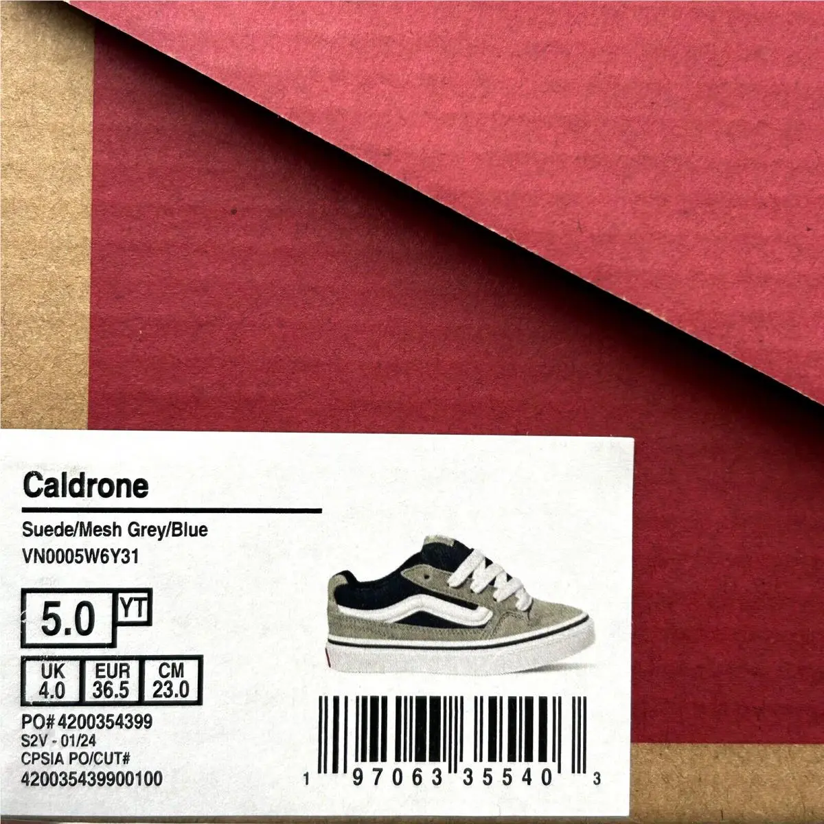 Vans shoes - VANS Caldrone - Caldrone - Gray/Blue (UPC: 197063355403) 9
