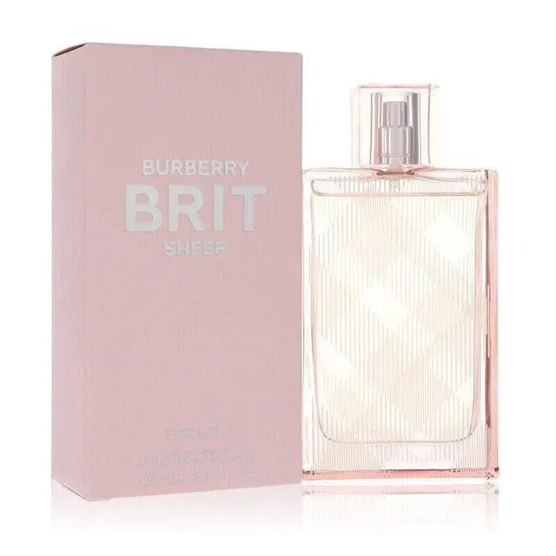 Burberry Brit Sheer Women 3.3 3.4 oz 100ml Eau De Toilette Spray