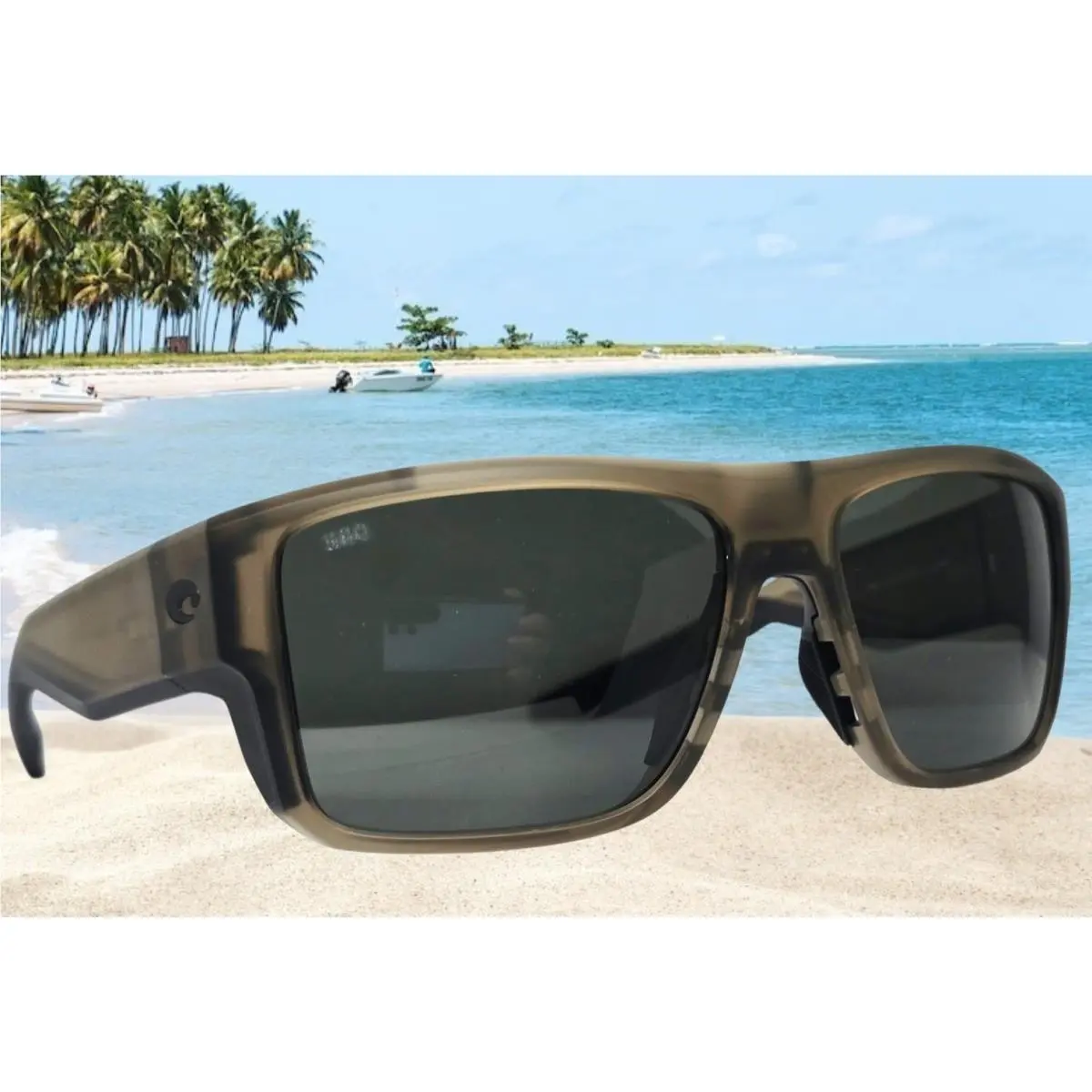 Costa Del Mar Brown Smoke/gray Taxman Polarized 580G Sunglasses