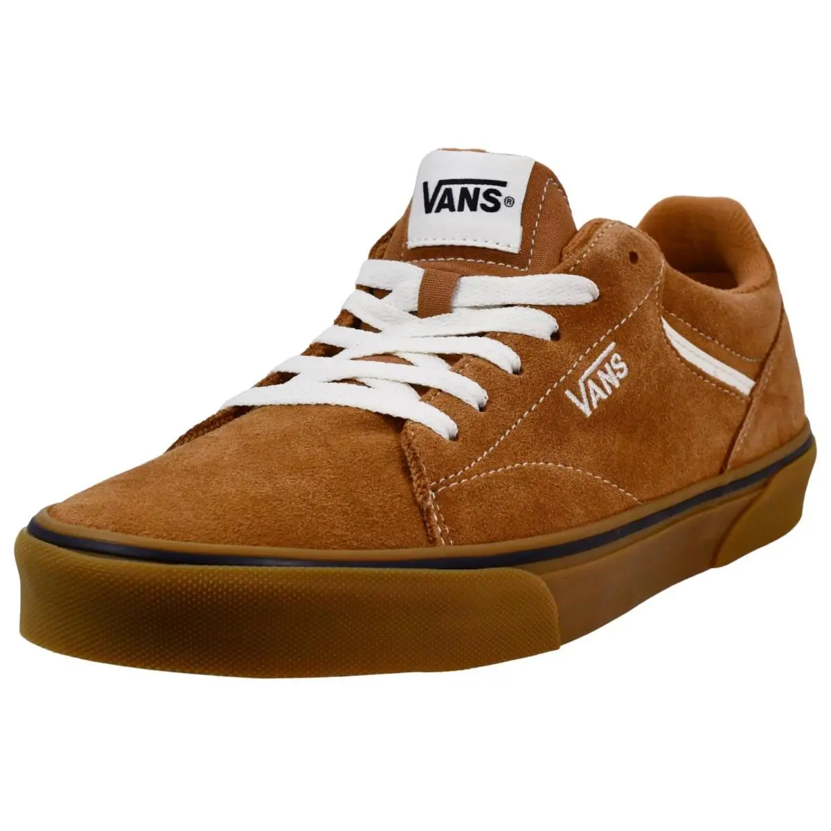 Vans Seldan Low-top Brown White Size 11.5Hairy Suede Demitasse Sneakers For Mens