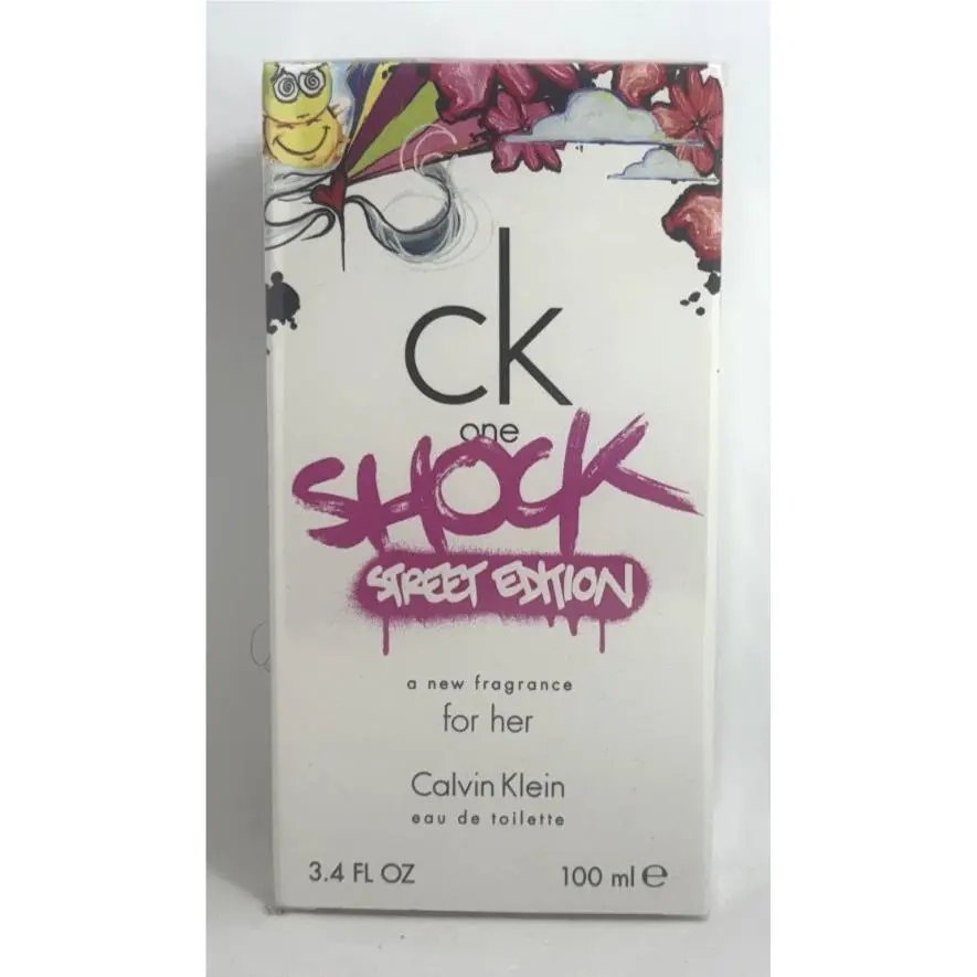 Calvin Klein CK One Shock Street Edition For Her Edt Spray 100 ml / 3.4 oz - F.shp