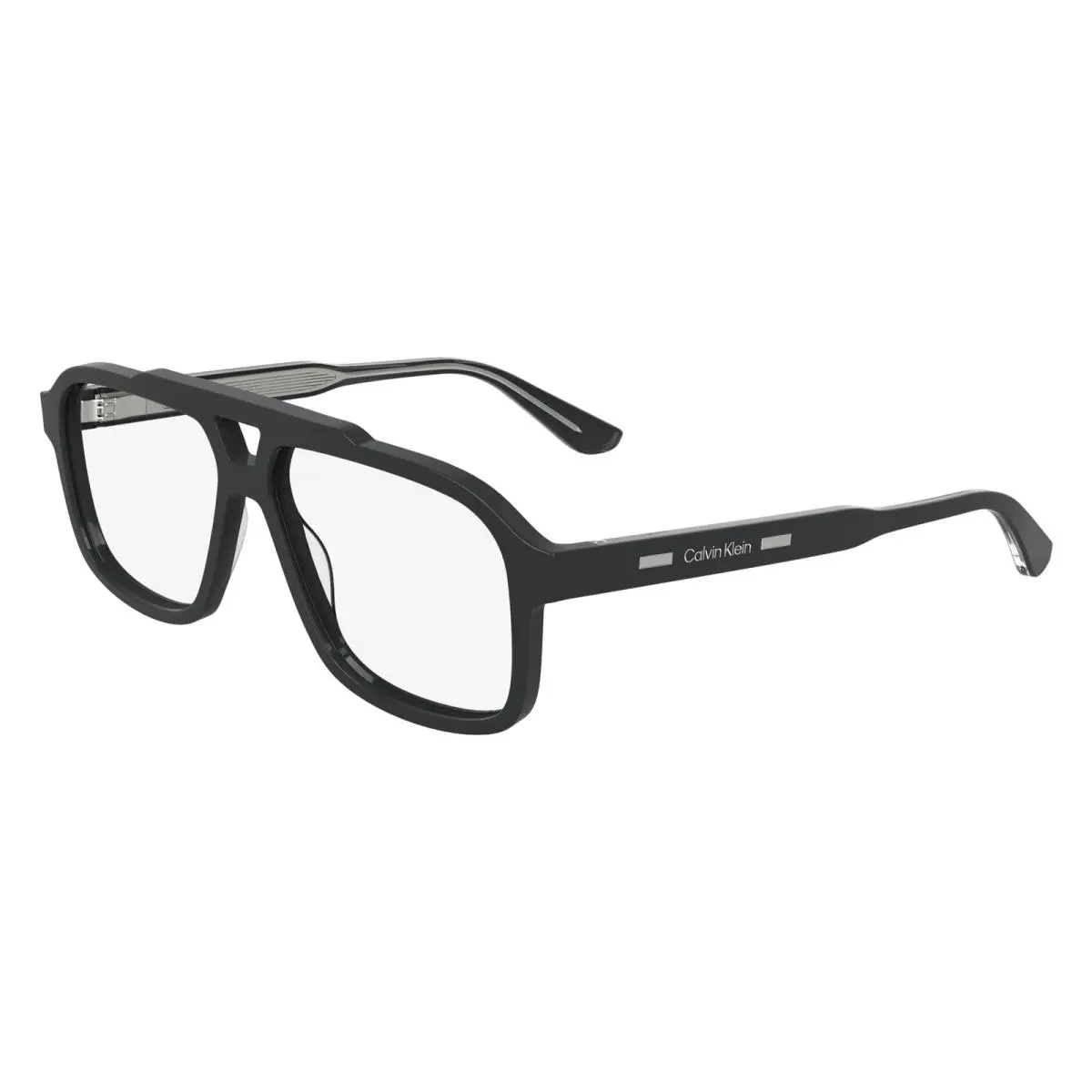 Calvin Klein CK-24549 021 Dark Grey Mag Set Eyeglasses 57/13/145 W/clip On