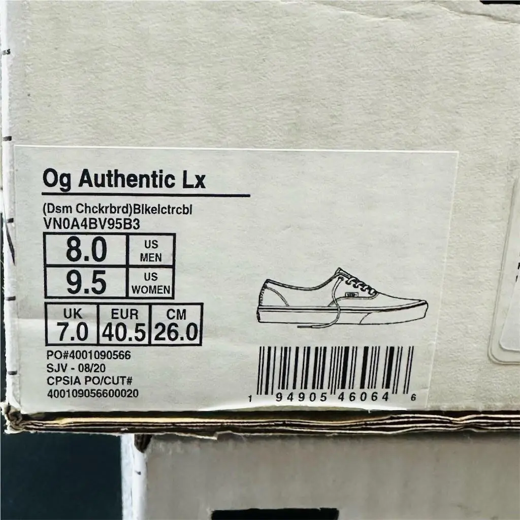 Vans shoes - OG Authentic LX - Authentic - Multicolor 6