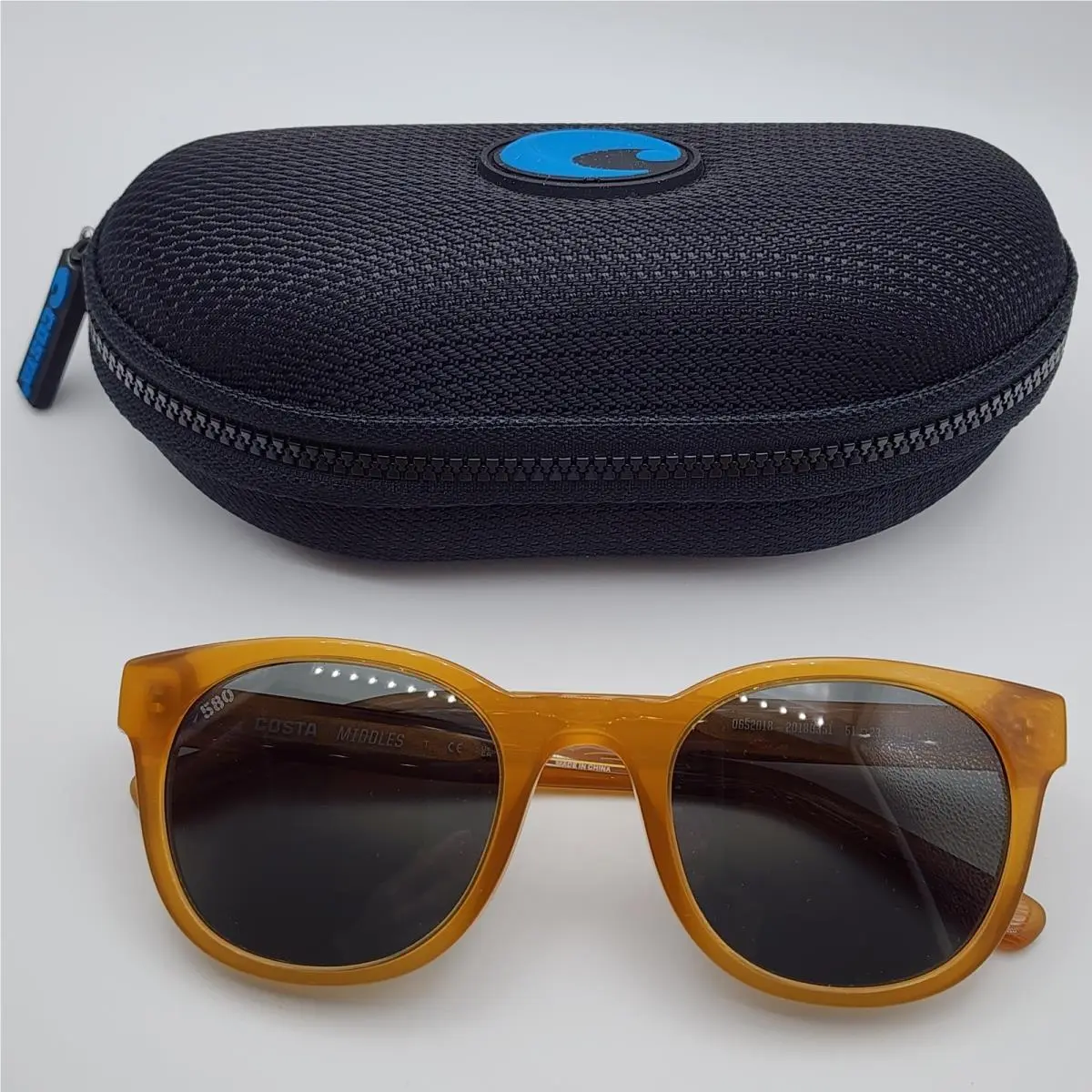 Costa Del Mar Sunglasses - Middles Sun Ray/gray Polarized Unisex 06S2018 580g