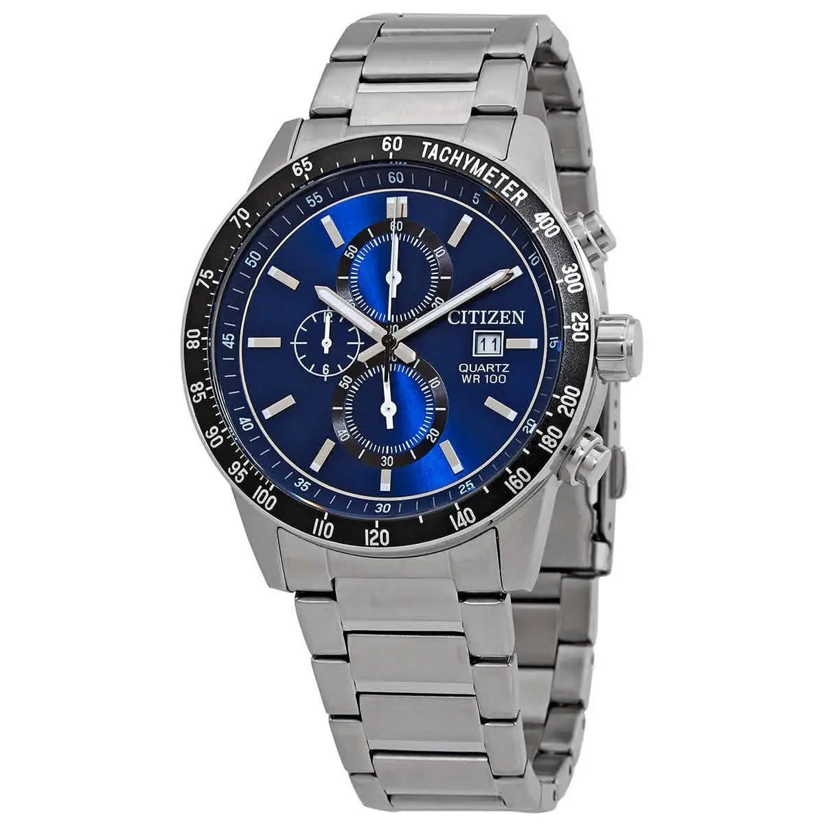 Citizen Chronograph Quartz Blue Dial Men`s Watch AN3600-59L