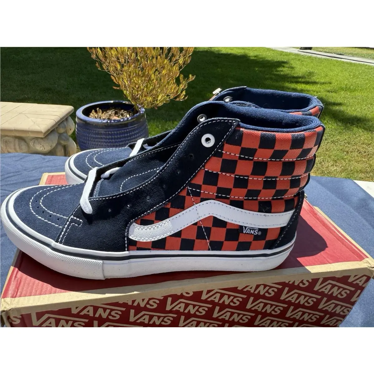 Vans shoes - VANS Sk8-Hi - Checkerboard 1