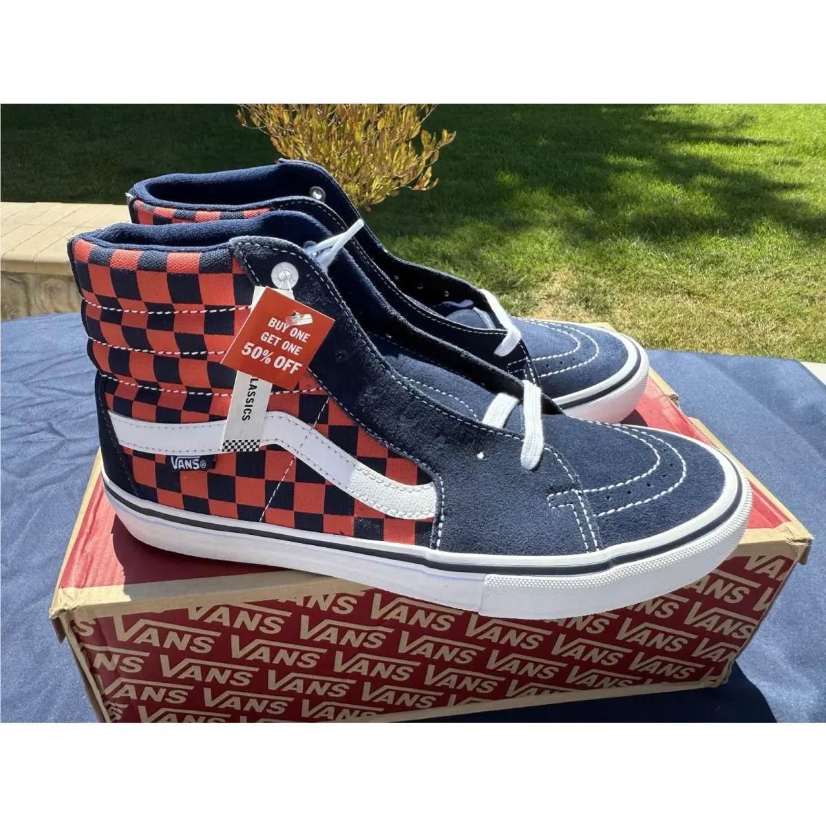 Vans shoes - VANS Sk8-Hi - Checkerboard 3