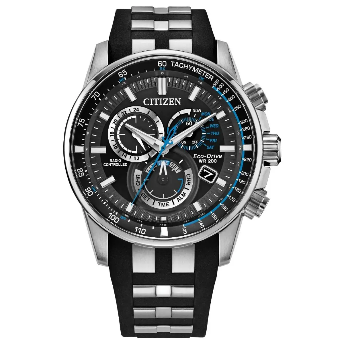 Citizen Men`s Perpetual 43mm Eco-drive Chronograph Watch CB5970-02H