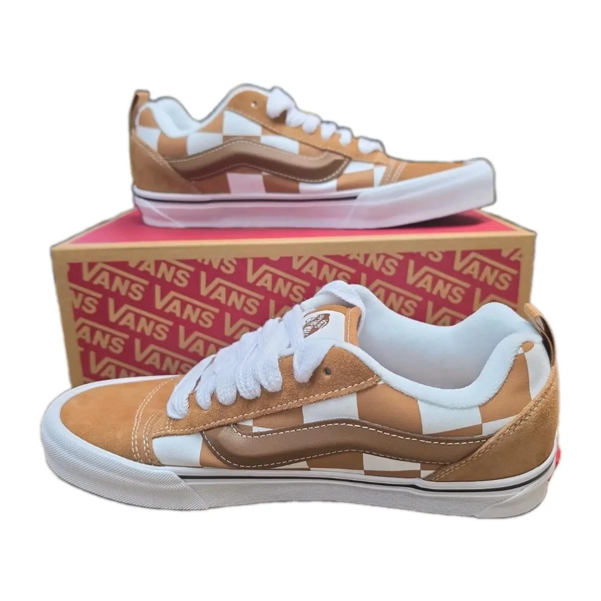 Vans shoes - VANS Knu-Skool - VN000CRPBRO - Brown 3