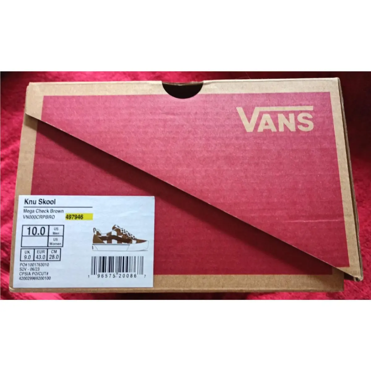 Vans shoes - VANS Knu-Skool - VN000CRPBRO - Brown 4