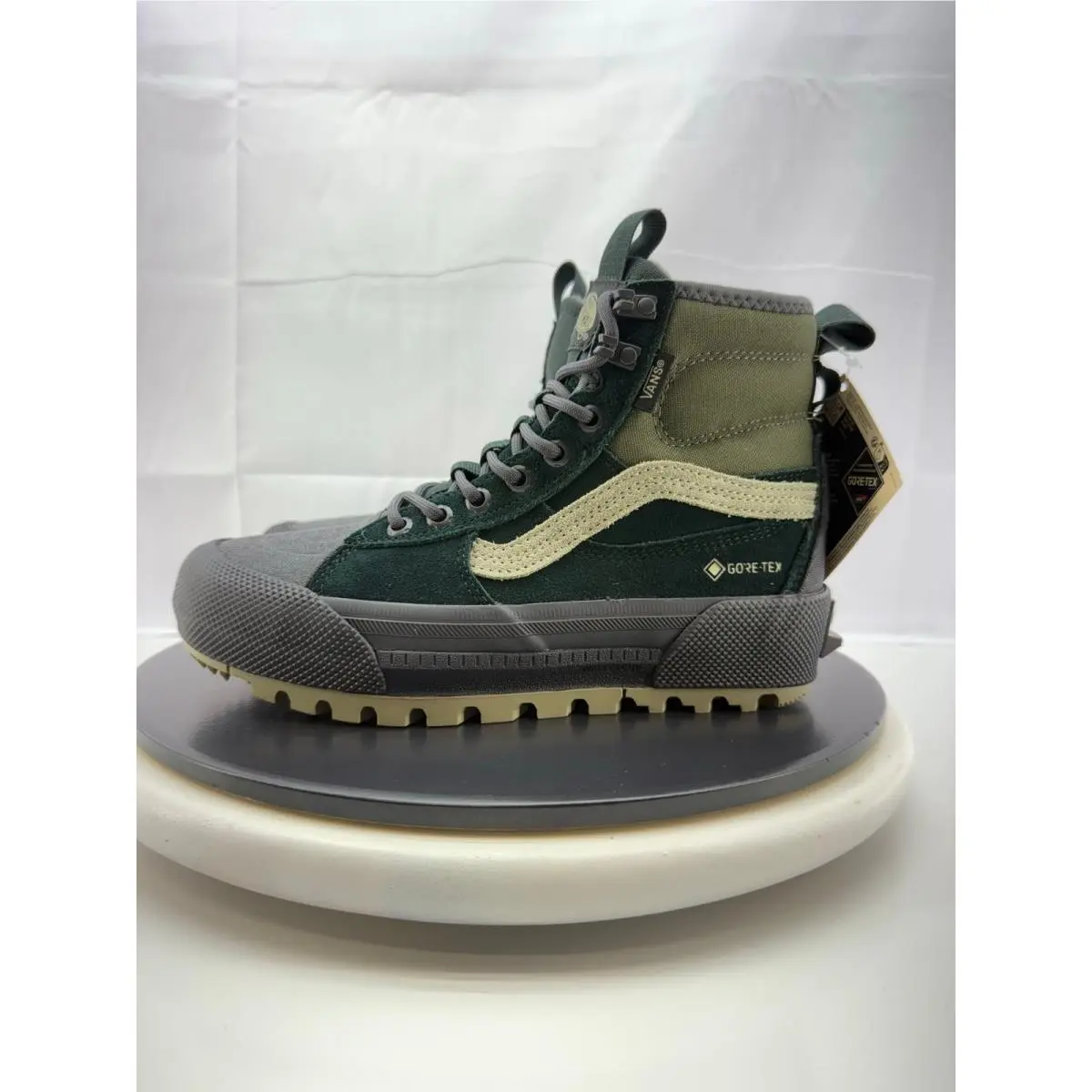 Vans Mte Sk8-Hi Gore-tex Womens Sz 6.5 Scarab Grape Leaf Waterproof Hiking Boots