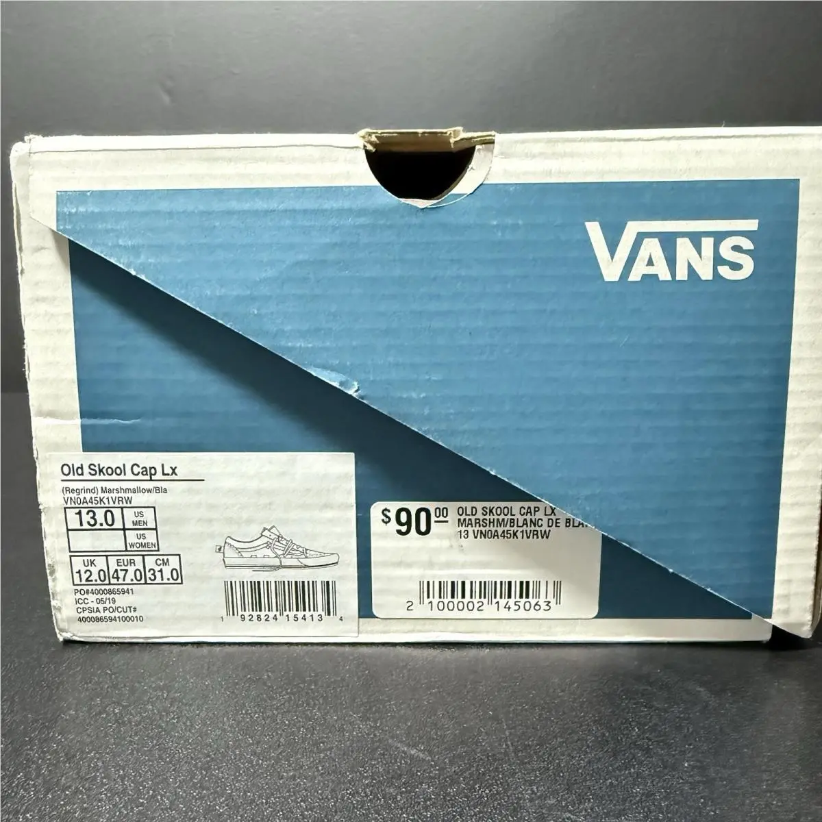 Vans shoes - Old Skool - Old Skool - VN0A45K1VRW - White 14