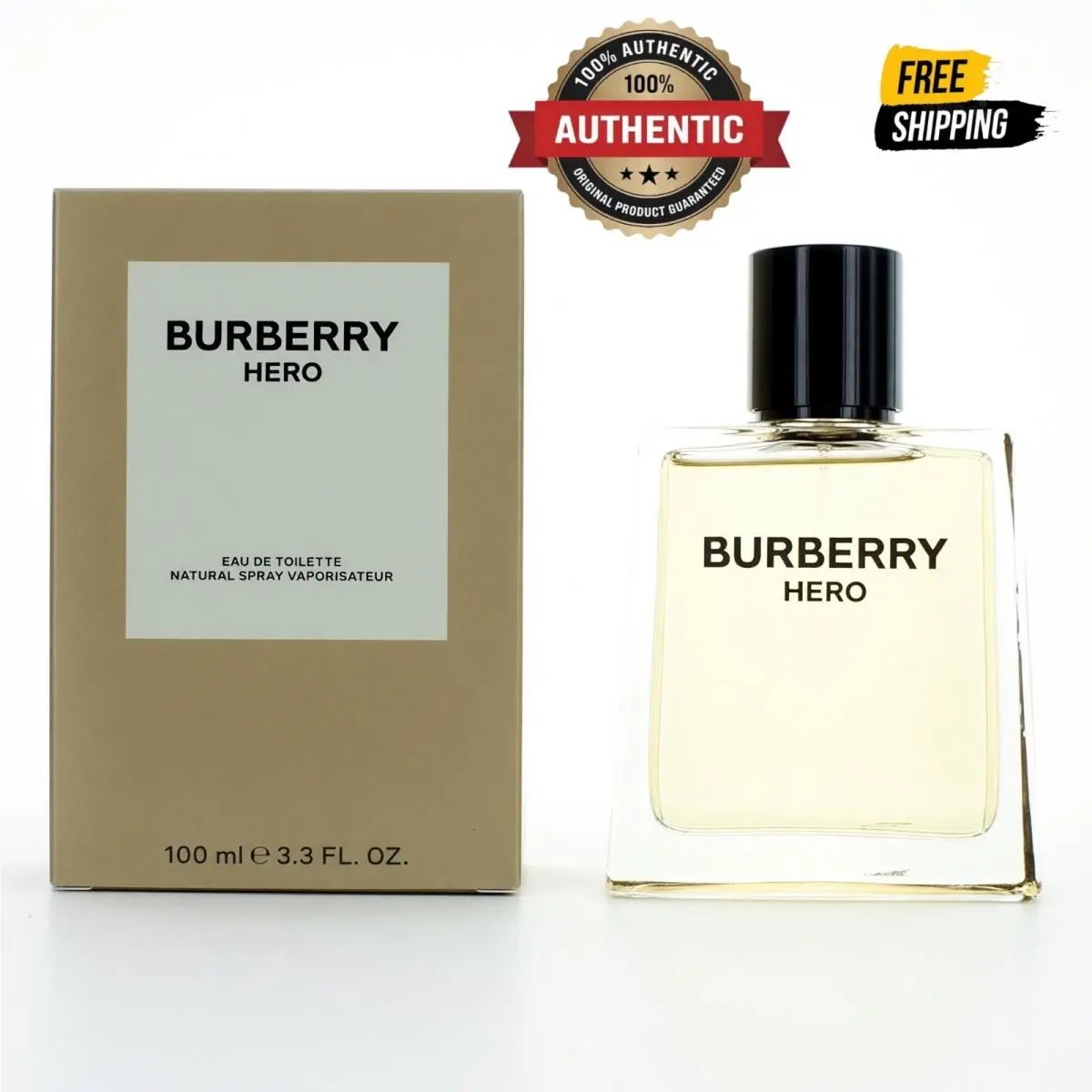 Burberry Hero by Burberry 3.4 oz Edt Spray For Men