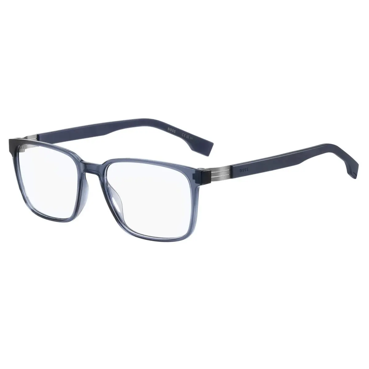 Men`s 57 mm Blue Eyeglasses BOSS1578-PJP-57 by Hugo Boss
