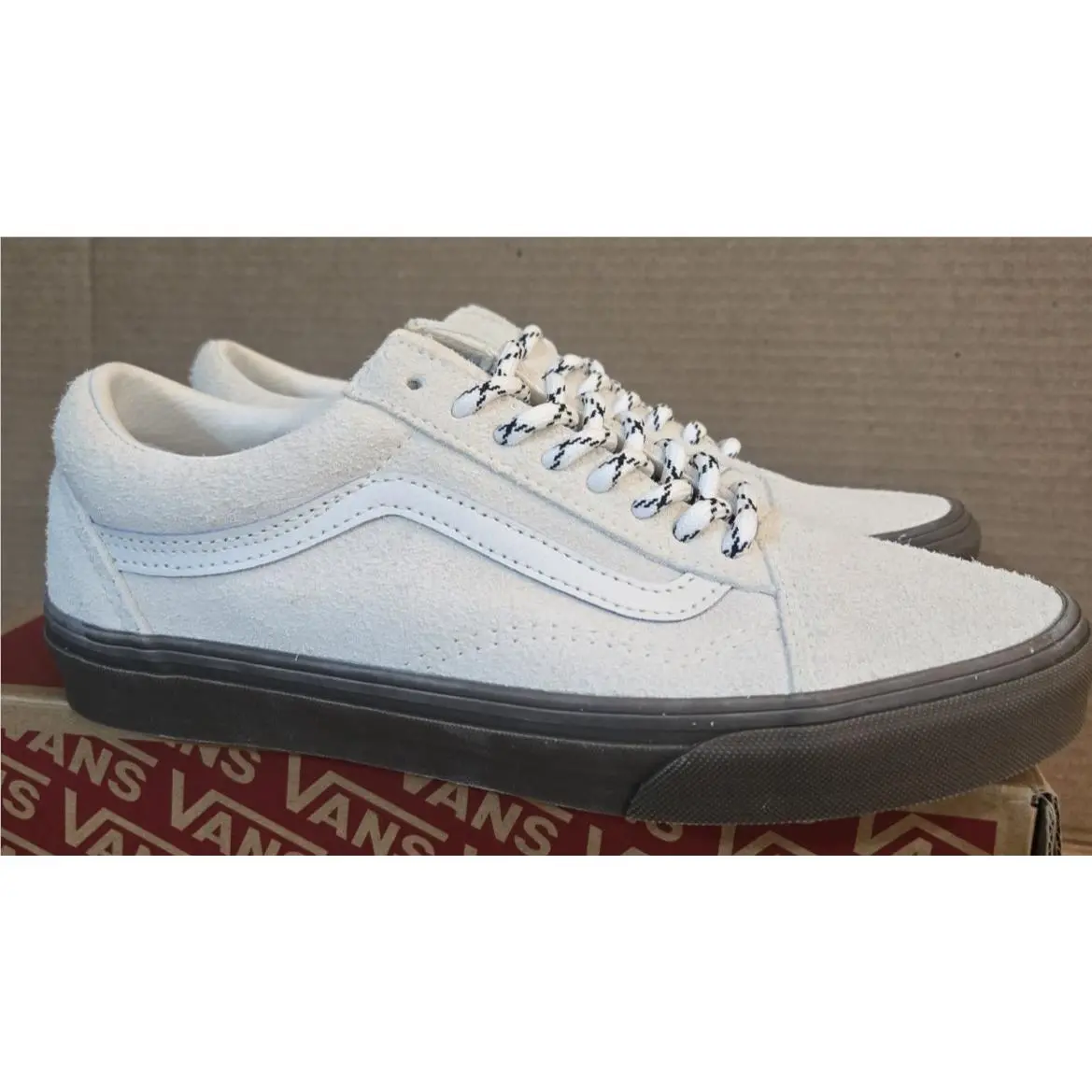 Vans shoes - Vans Old Skool - Old Skool - Hairy Suede Marshmallow 1