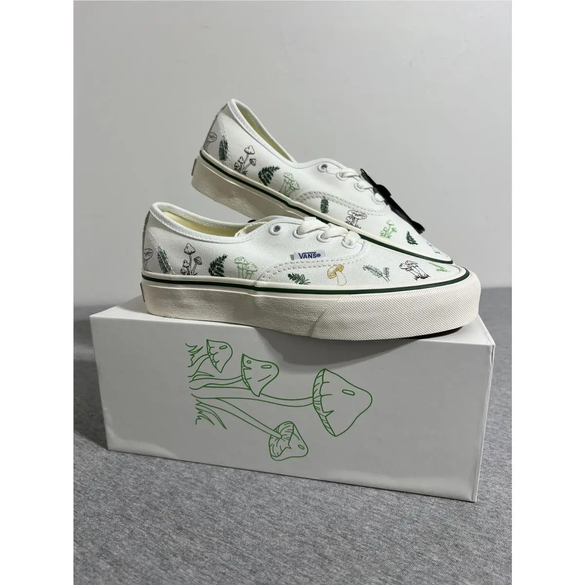 Vans Authentic Vault OG LX Shoes Mens Size 5 Womens 6.5 Mushroom Ecocush Ssense