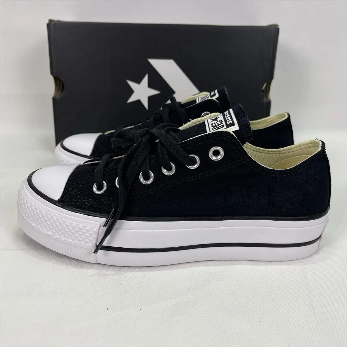 Converse shoes - Converse Chuck Taylor All Star Lift OX - 560250F - Black (UPC: 194433494373) 1