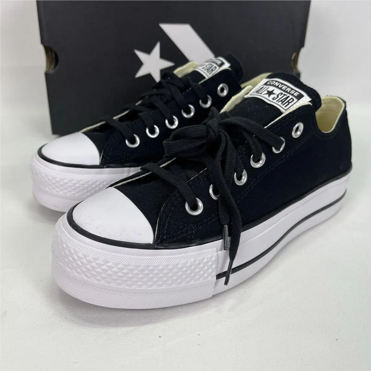 Converse shoes - Converse Chuck Taylor All Star Lift OX - 560250F - Black (UPC: 194433494373) 2