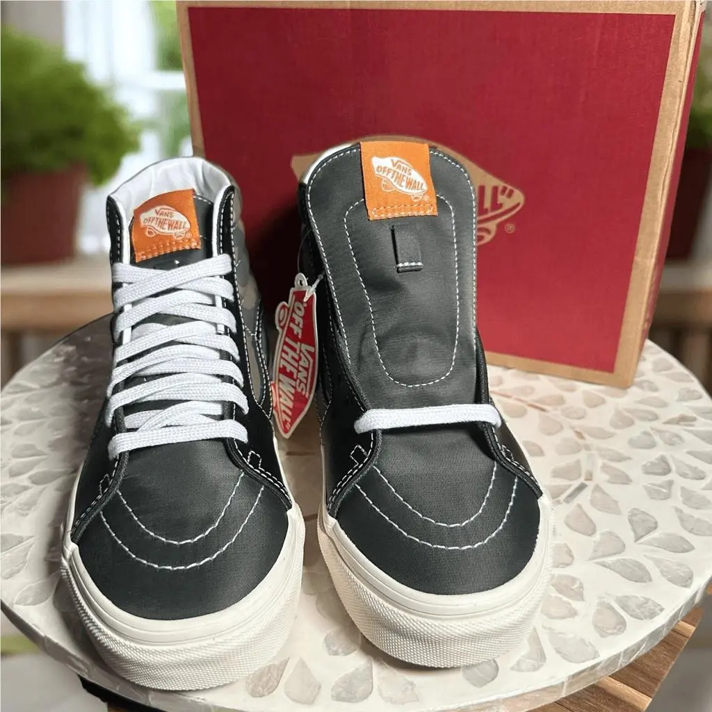 Vans shoes - VANS Sk8-Hi Mixed Utility Camo Sneakers - Multicolor, Exterior: Multicolor 12