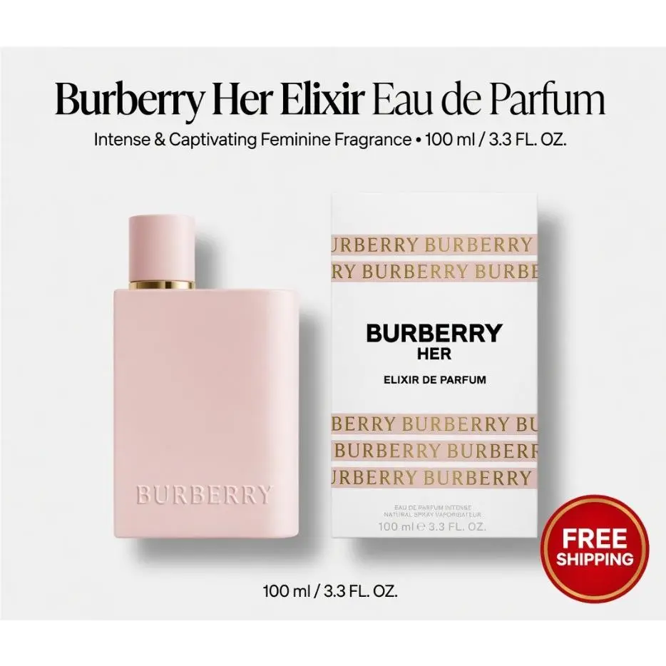 Burberry Her Elixir by Burberry Perfume Women Edp Cologne 3.3 /3.4 oz