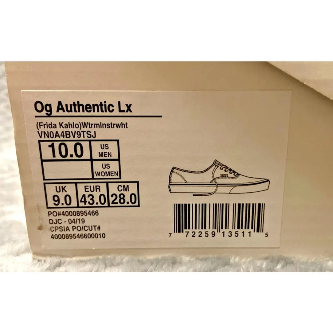 Vans shoes - VANS Og Authentic Lx - Authentic - VNOA4BV9TSJ - Multicolor (UPC: 772259135115) 0