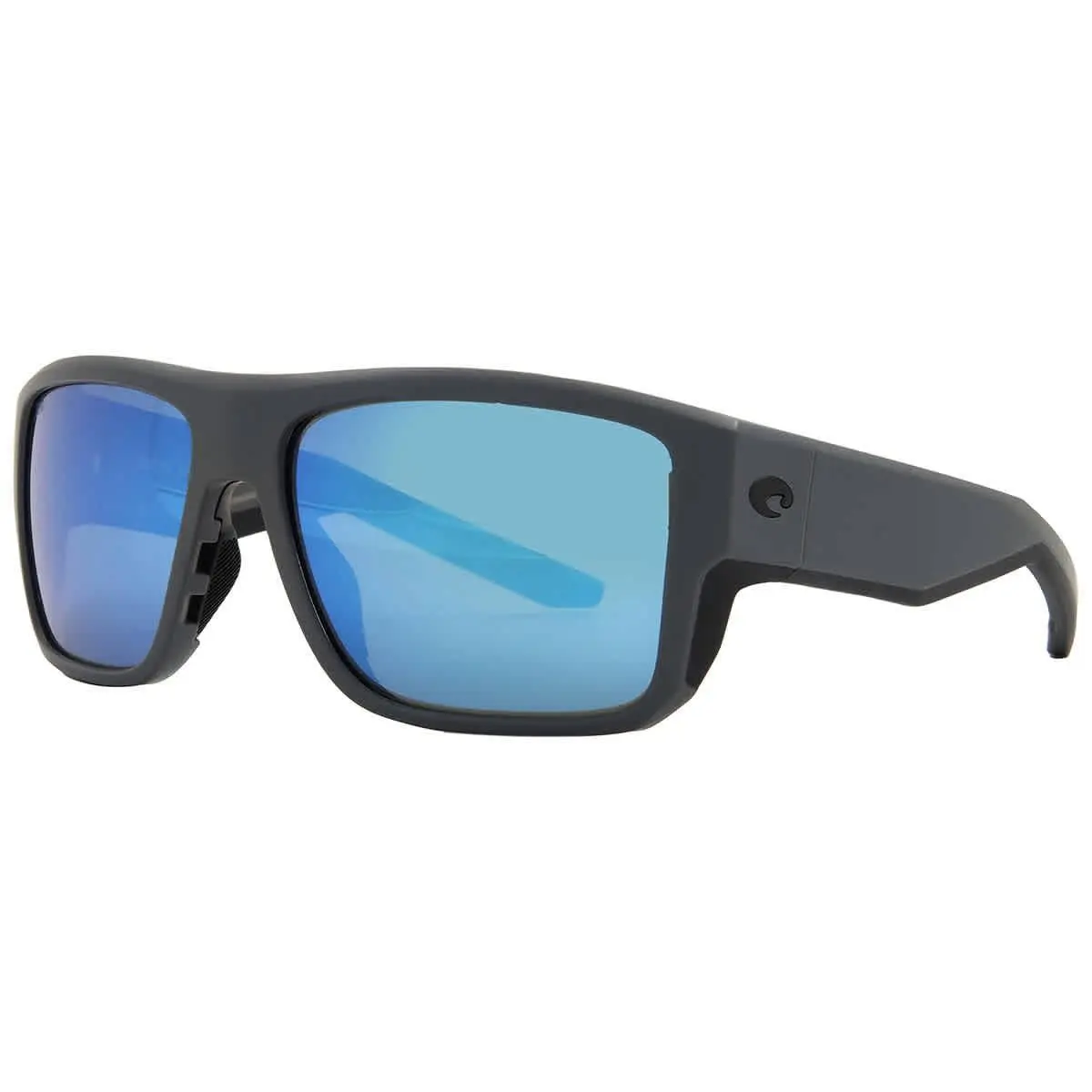 Costa Del Mar Taxman Blue Mirror Polarized Glass Square Men`s Sunglasses 6S9116