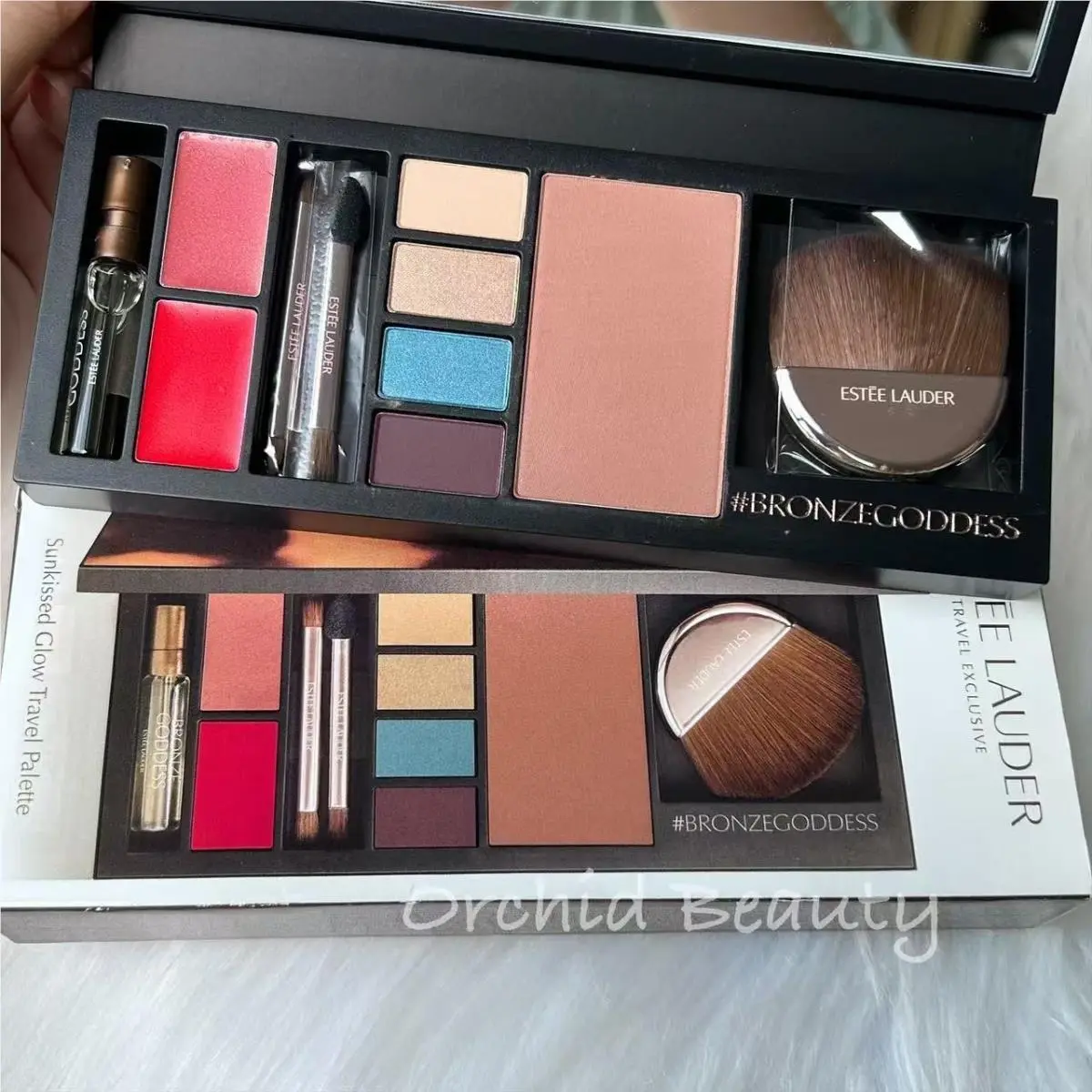 Estee Lauder Bronze Goddess Sunkissed Glow Eye Face Lips Palette