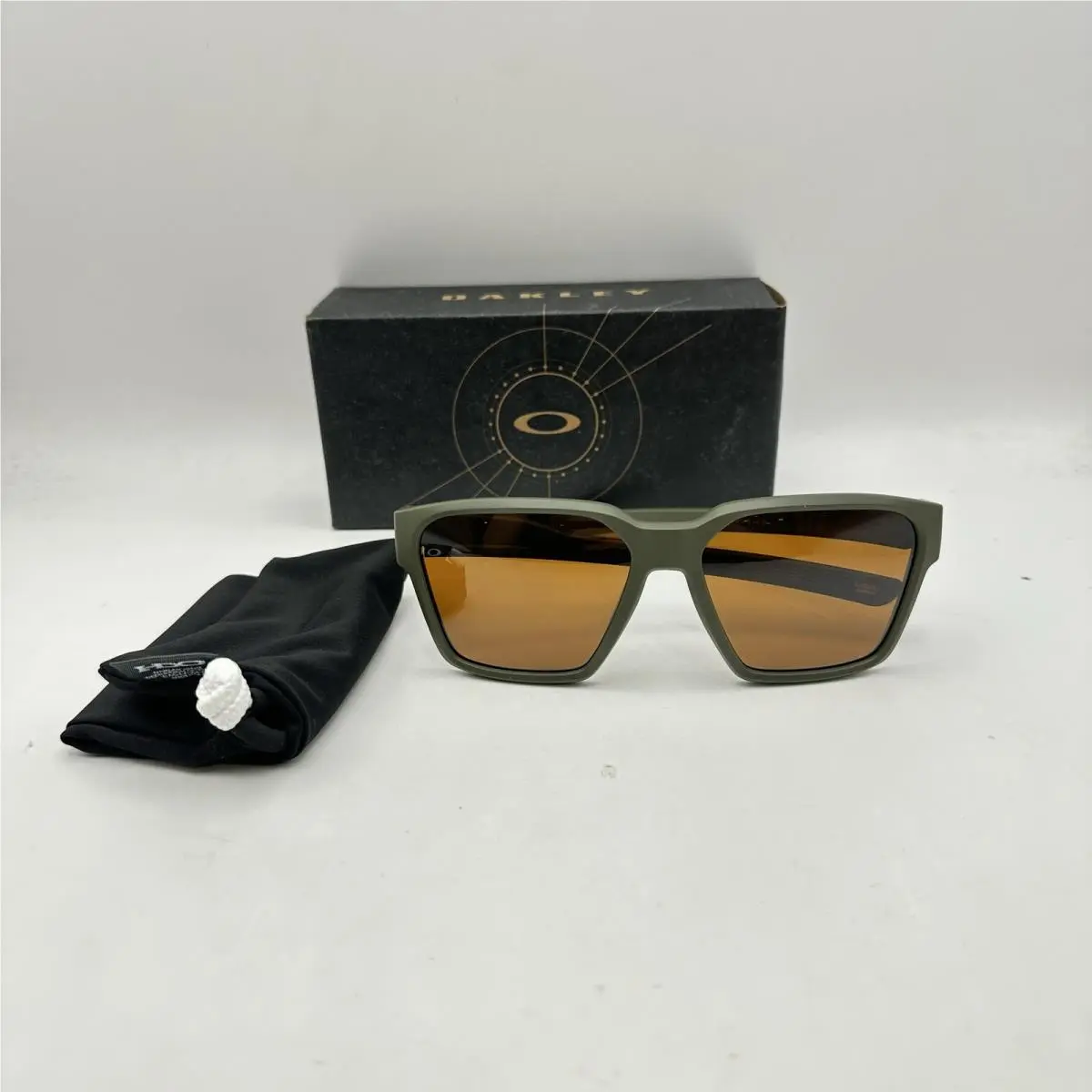 Oakley Unisex Briza Square Polarized Prizm Sunglasses OO9497 Matte Moss/tungsten