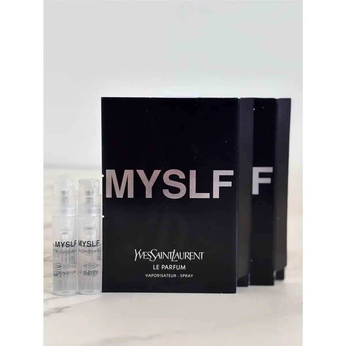 2x Myslf Yves Saint Laurent Ysl Le Parfum Spray Sample 1.2 ml - 0.04 fl oz