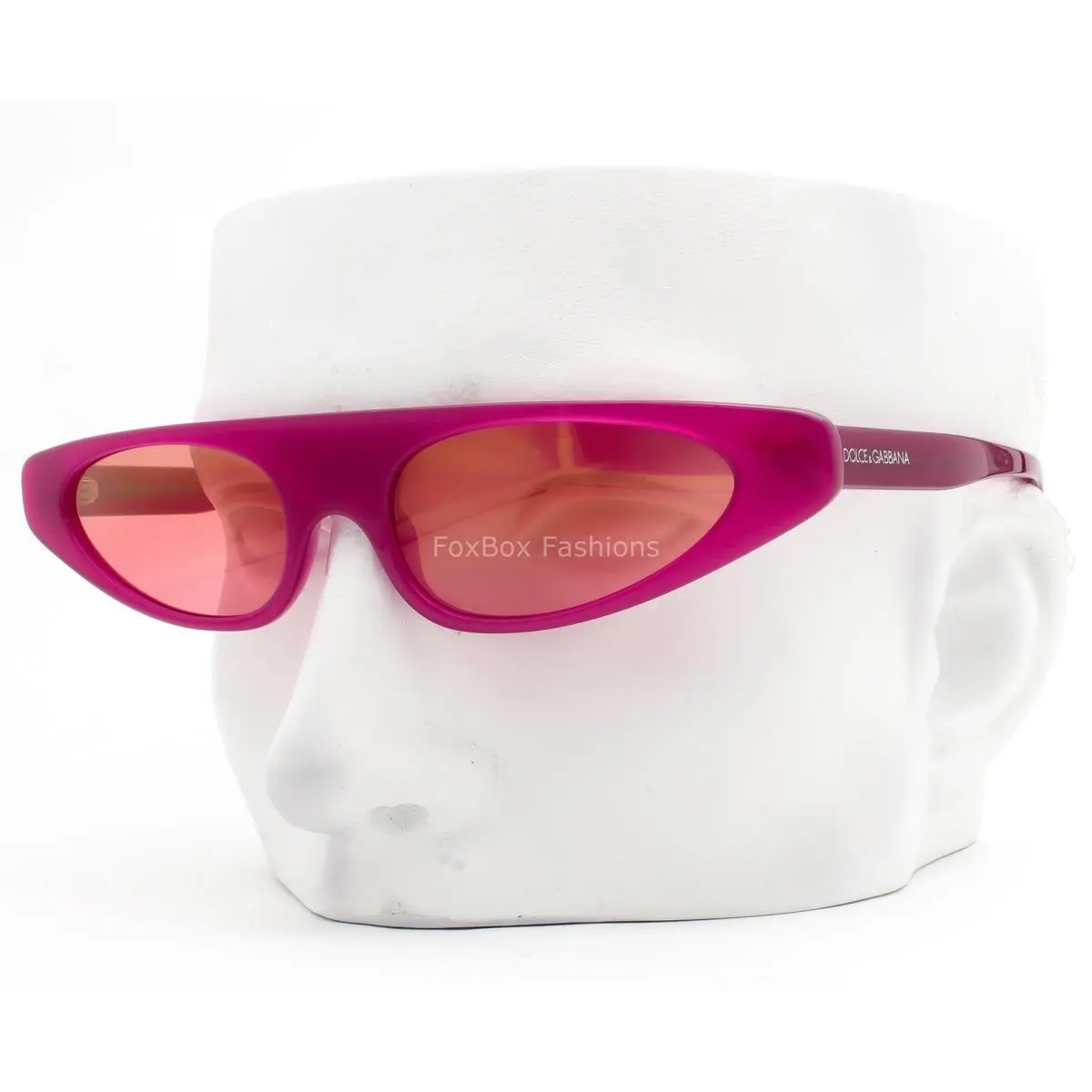 Dolce Gabbana Re-edition Sunglasses Milky Magenta Pink Gold DG4442 3226/6F Wcase