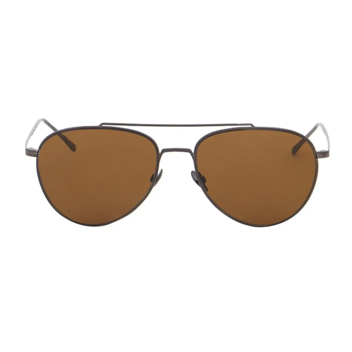 Modern Sleek  Brown Pilot Men`s Aviator Sunglasses L195SPC 033 by Lacoste