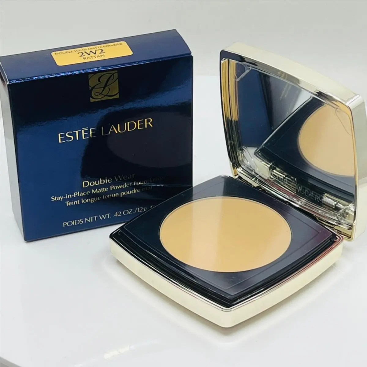 Estee Lauder Double Wear Stay In Place Matte Powder Foundation 2W2Rattan-0.42oz