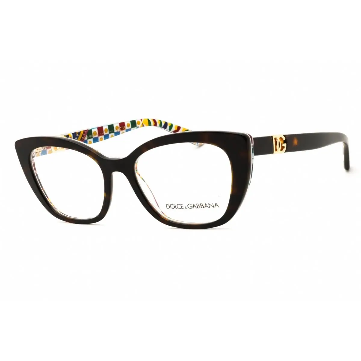Dolce Gabbana DG3398-3217-54 Eyeglasses Frame Size 54mm 18mm 145mm Tortoise W