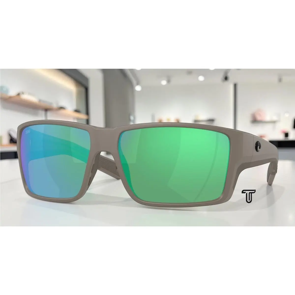 Costa 6S9080 22 Reefton Pro Olive Shale Green Polarized 63 mm Men`s Sunglasses