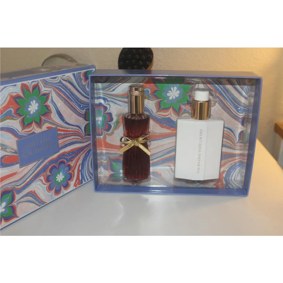 Estee Lauder Youth Dew Parfum Spray + Body Satinee Duo 2 Pieces Gift Set