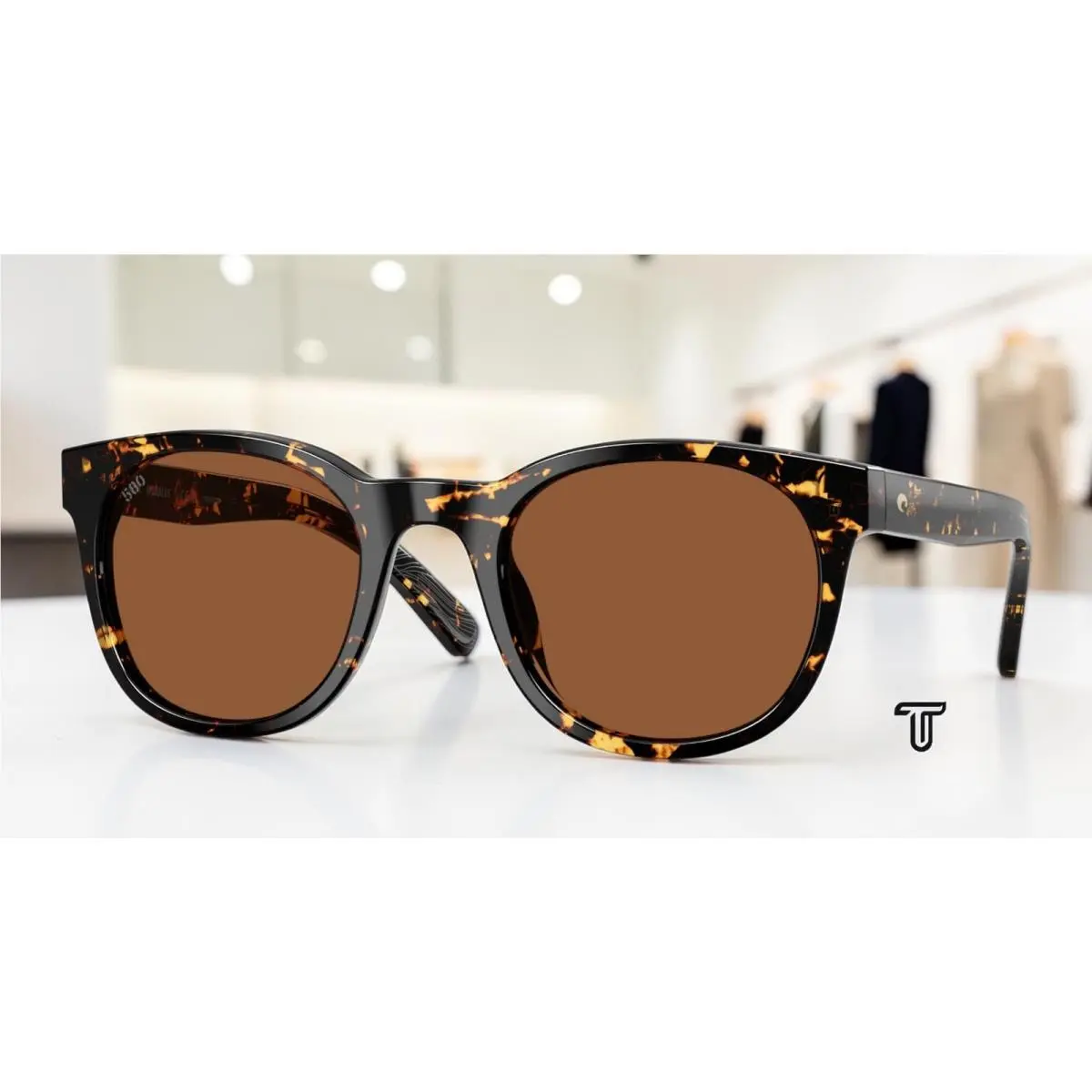 Costa 6S2018 201802 Middles Tortoise Copper Polarized 51 mm Unisex Sunglasses