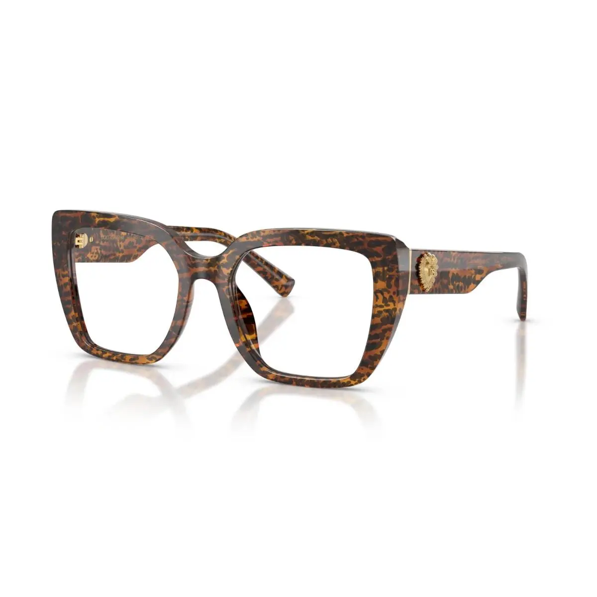 Dolce Gabbana DG 3441 Leo Transparent 3470 Eyeglasses