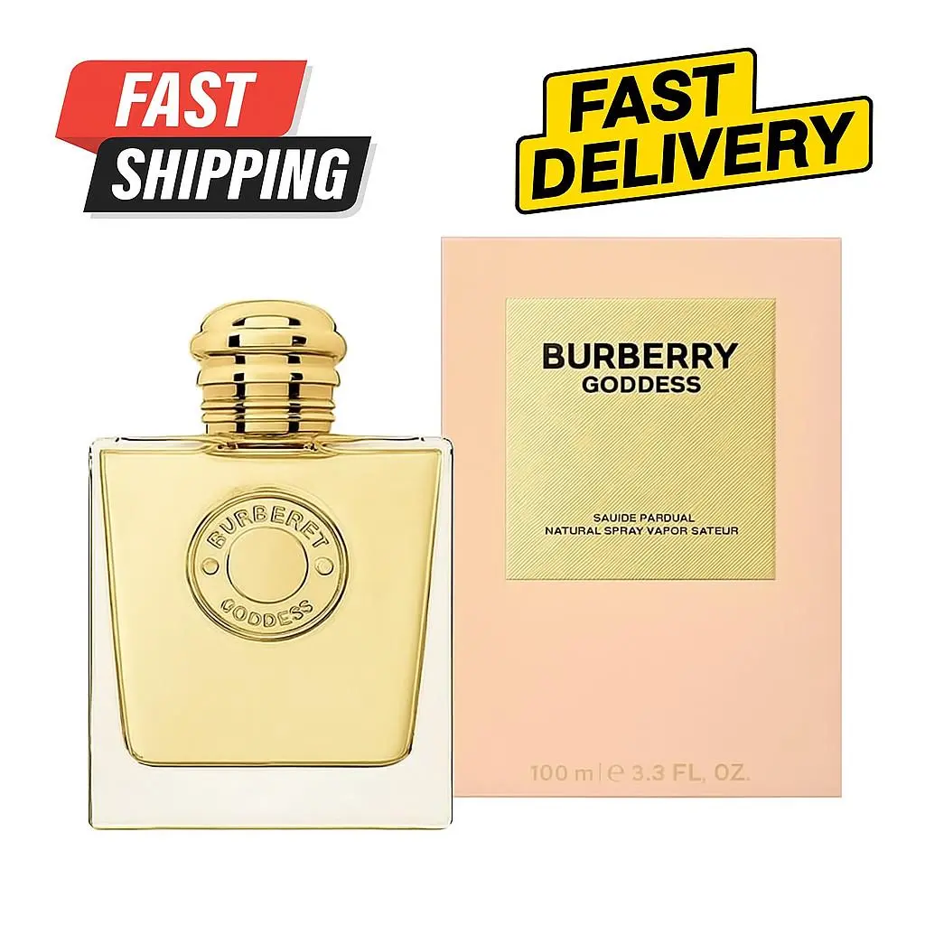 Burberry Goddess Perfume For Women 3.3 oz Eau De Parfum Spray and Box