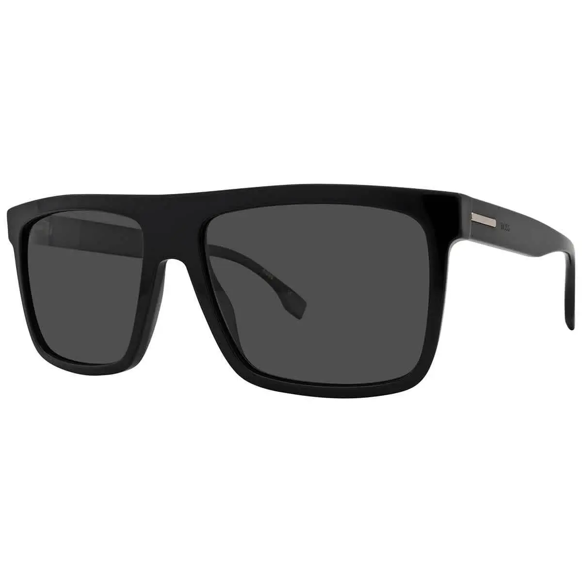 Polarized Grey Browline Men`s Sunglasses Boss 1440/S 0807/M9 59 by Hugo Boss
