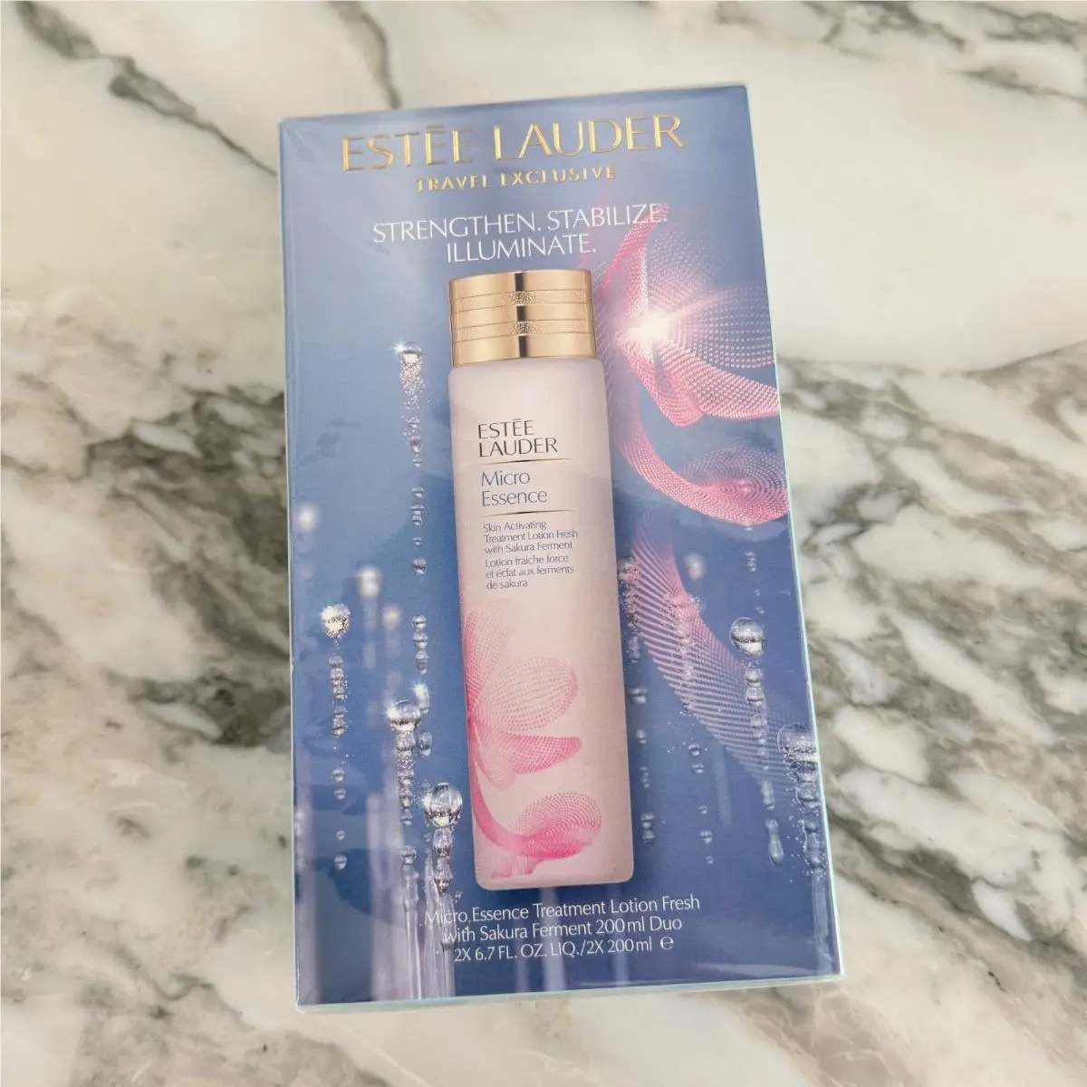 Estee Laudervtravel Exclusive Micro Essence Treatment Lotion 2 X 6.7 oz Bottles