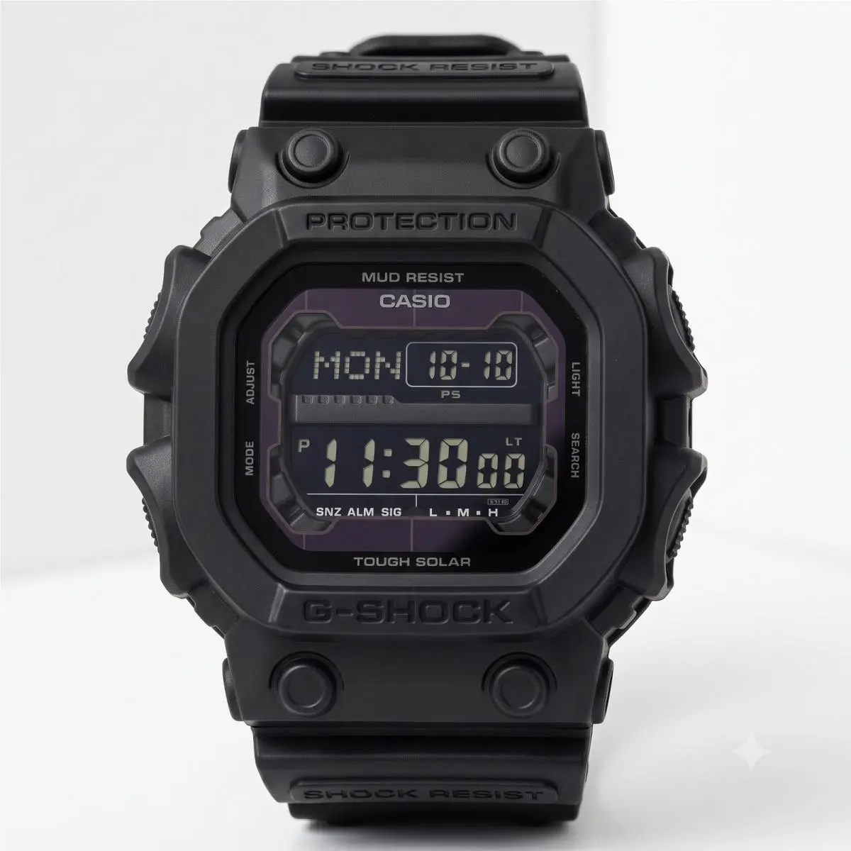 G-shock GX-56UBB-1 Mud Resistant Solar Digital Black Watch by Casio