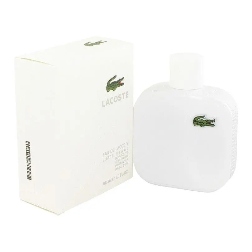 L.12.12 Blanc Men 3.3 3.4 oz 100 ml Eau De Toilette Spray by Lacoste