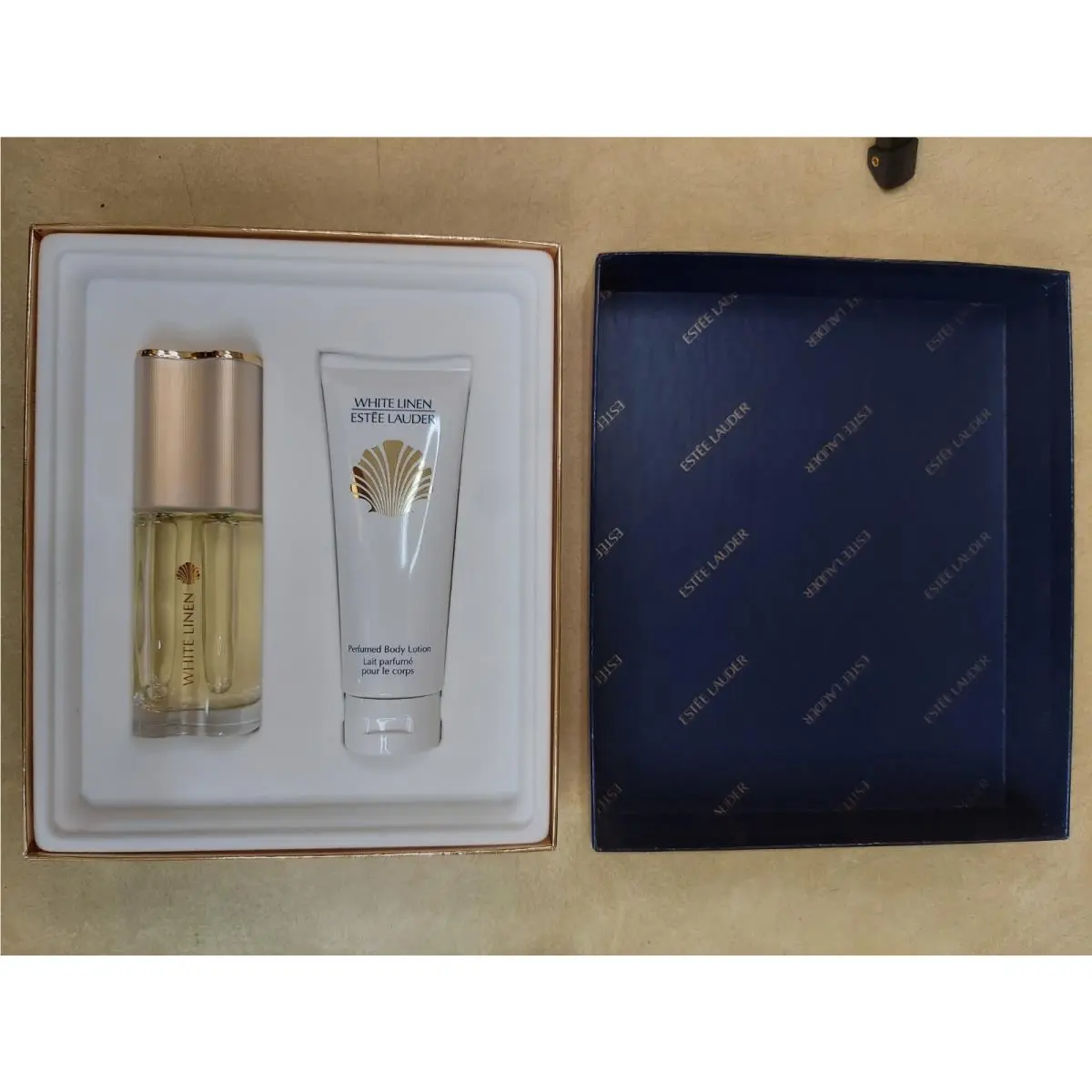 Estee Lauder White Linen 2 Piece Gift Set 2.0oz Edp Spray 3.4oz Body Lotion