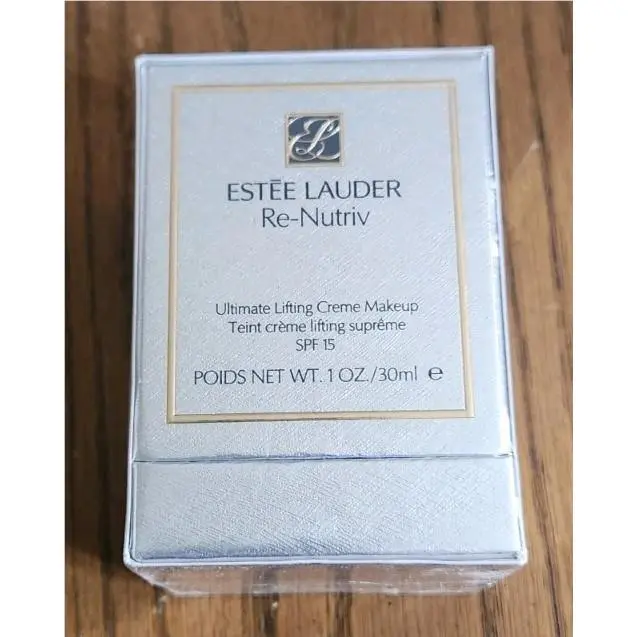 Estee Lauder Re-nutriv 2W1 Ivory Beige 1oz Ultimate Lifting Crème Makeup Spf 15