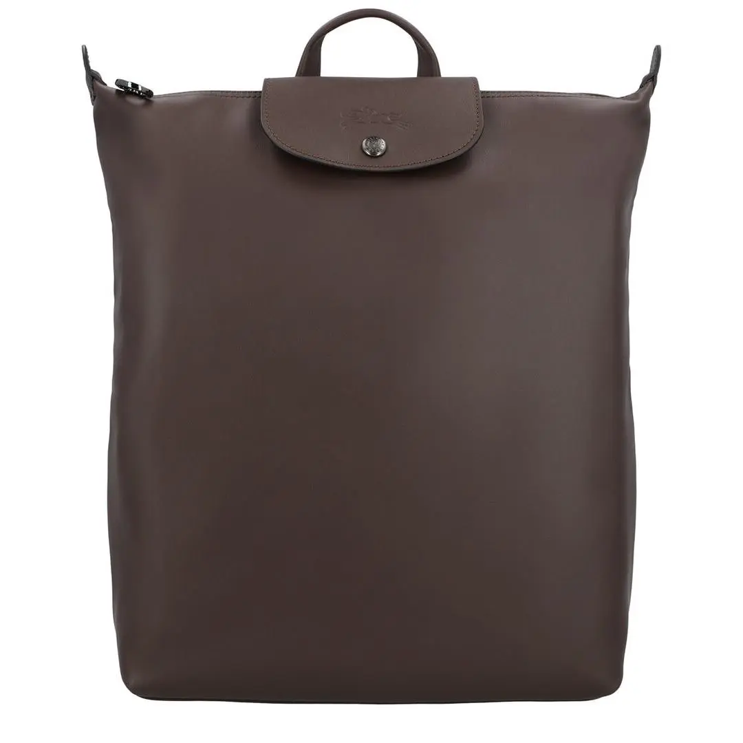Longchamp Le Pliage Xtra Medium Leather Backpack Women`s Brown